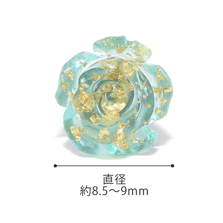 軟骨ピアス バラローズグリッターキラキラ 薔薇ストレートバーベル | ボディピアス専門店凛RIN | 詳細画像12 