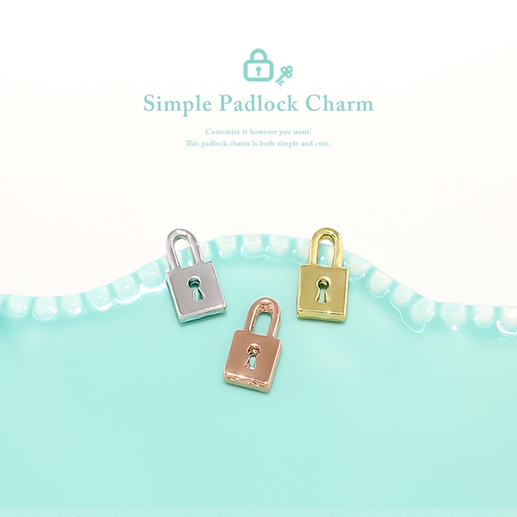 チャーム key鍵錠前 パドロックアレンジパーツカスタマイズピアスボディピアス | ボディピアス専門店凛RIN | 詳細画像2 