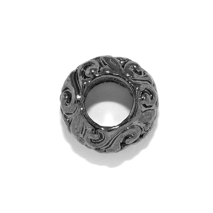 ブラック・M | ピアス リングチャーム パーツカスタマイズシンプル | ボディピアス専門店凛RIN