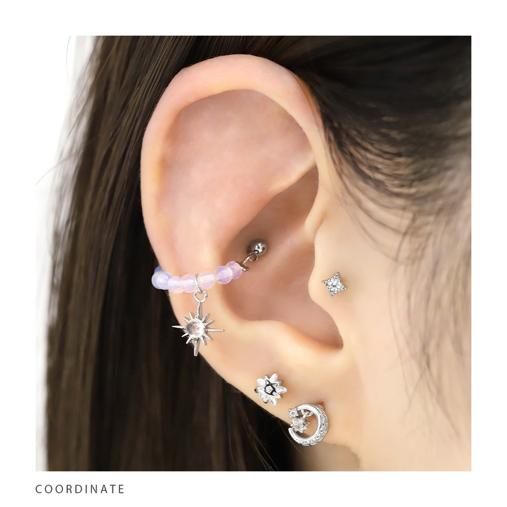 チャーム 誕生石カラースター ガラスアレンジパーツ | ボディピアス専門店凛RIN | 詳細画像7 