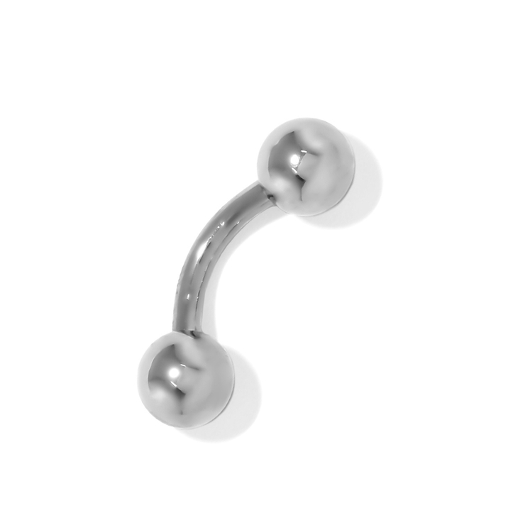 6mm×4mm | へそピアスボディピアス 定番 ヘソピアスへそピバナナバーベル | ボディピアス専門店凛RIN