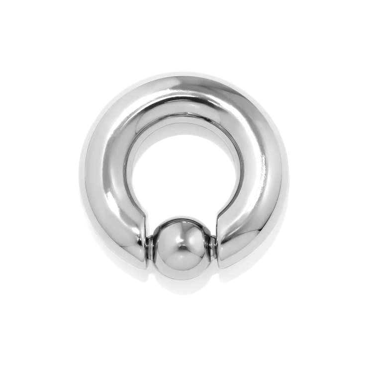 00G | 軟骨ピアス 00Gラージゲージビーズリングサージカルステンレスシルバー ボディピ… | ボディピアス専門店凛RIN