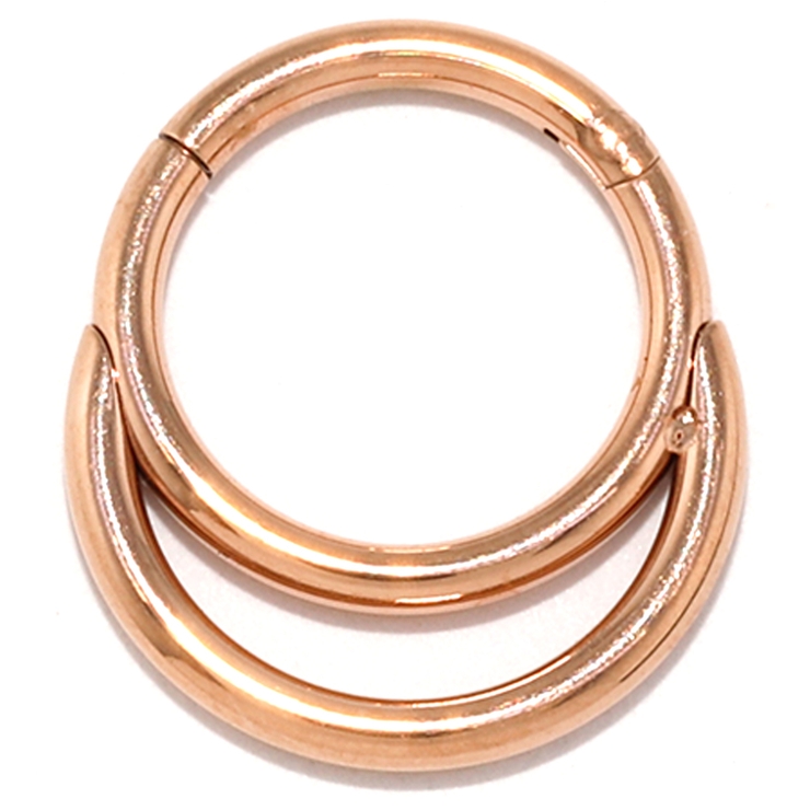 ピンクゴールド | 軟骨ピアス シンプル フープ | ボディピアス専門店凛RIN