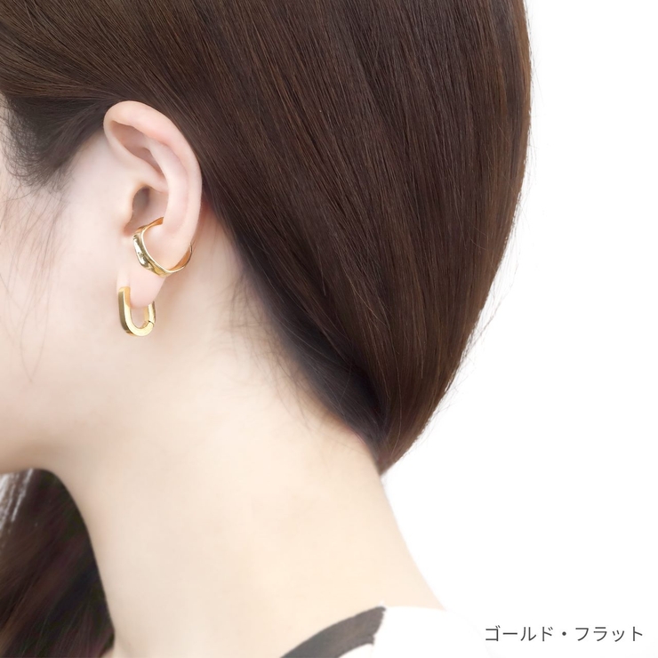 【フラット・シルバー】軟骨ピアス ワンタッチ  フープ[品番：RINA0001499]｜ボディピアス専門店凛RIN（ボディピアスセンモンテンリンリン）のレディースファッション通販｜SHOPLIST（ショップリスト）