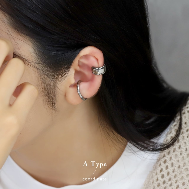 イヤーカフ イヤーカフス イヤカフ金属アレルギー対応 | ボディピアス専門店凛RIN | 詳細画像4 