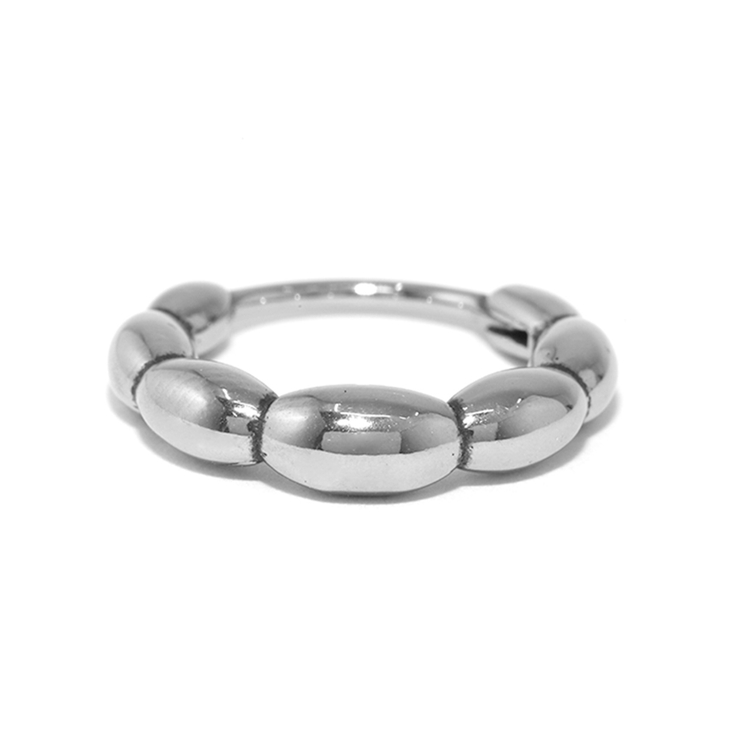 Bタイプ | 軟骨ピアス シルバー セグメントクリッカー | ボディピアス専門店凛RIN