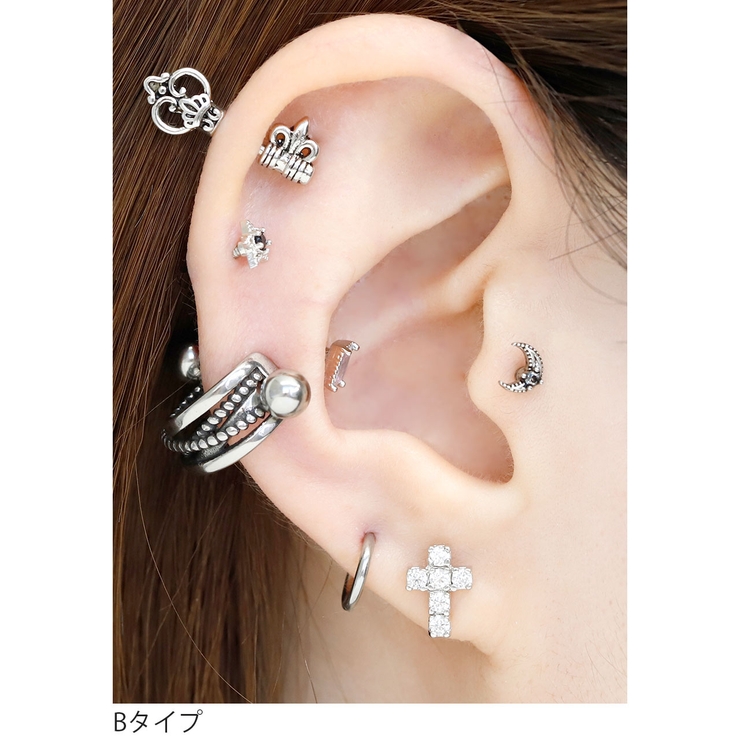 軟骨ピアス ヘリンボーンスタイリッシュ ヘリンシールドピアス | ボディピアス専門店凛RIN | 詳細画像7 