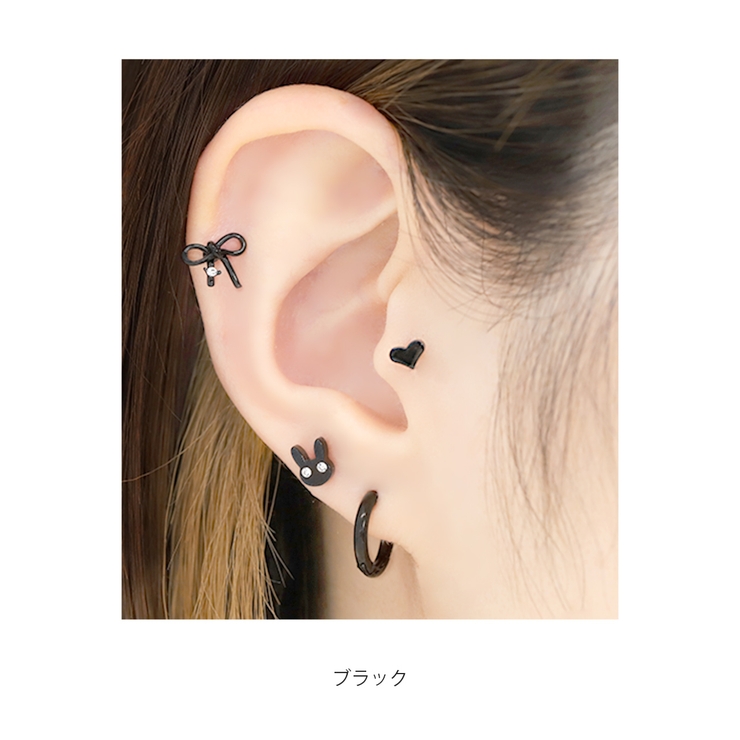 軟骨ピアス かわいいうさぎラビット ラパンジュエルキュート金属アレルギー対応 | ボディピアス専門店凛RIN | 詳細画像8 