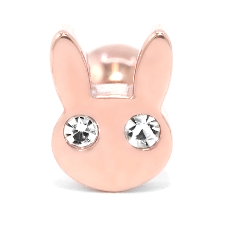 ピンクゴールド | 軟骨ピアス かわいいうさぎラビット ラパンジュエルキュート金属アレルギー対応 | ボディピアス専門店凛RIN