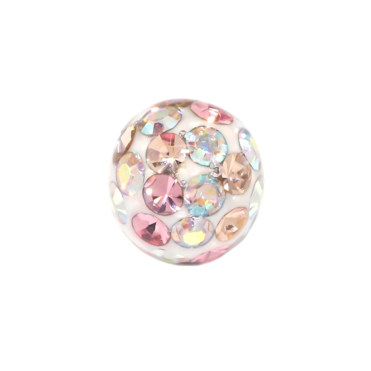 ピーチmix | 軟骨ピアス リッチコーティングパヴェx2ストレートバーベルx2セット サージカル… | ボディピアス専門店凛RIN