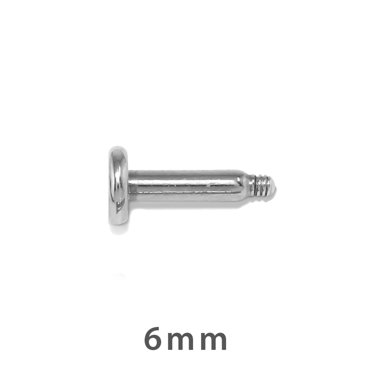 6mm | シャフト部分が14Gネジ部分が16Gのマジックラブレット ボディピアス ピアスパ… | ボディピアス専門店凛RIN