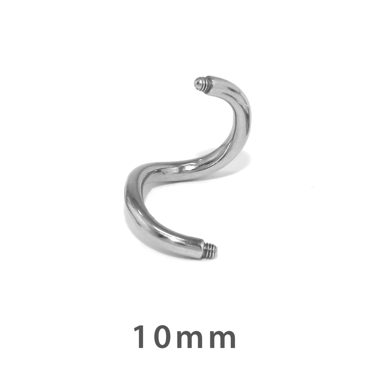 10mm | 軟骨ピアス マジックシャフトパーツネジ山 ボディピアス | ボディピアス専門店凛RIN