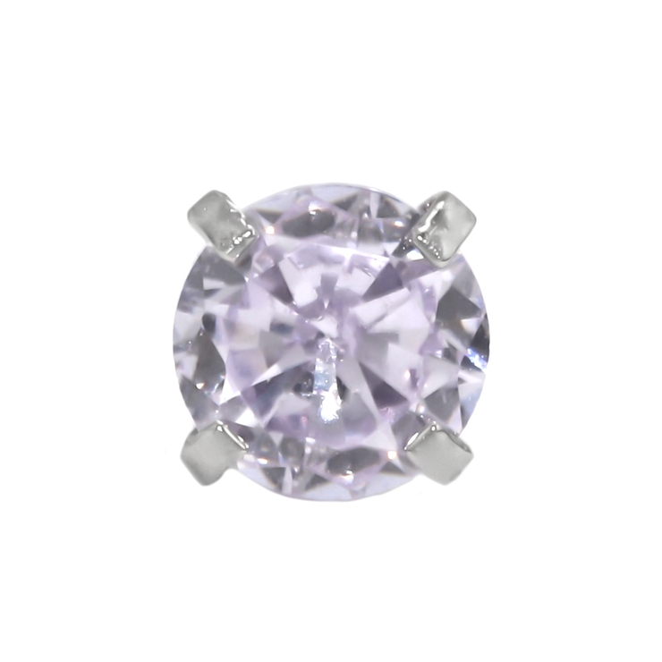 軟骨ピアス バースデーカラー立爪ジュエルストーン 誕生石キュービック