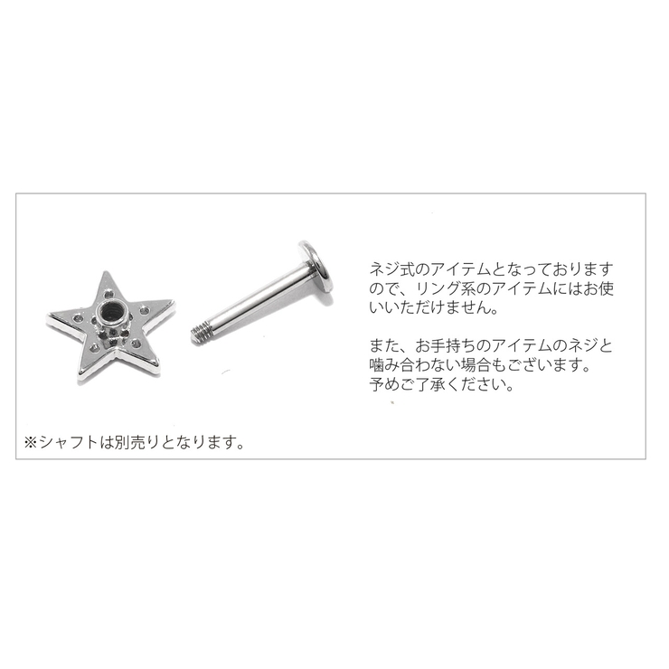 ボディピアス キャッチ 宇宙 | ボディピアス専門店凛RIN | 詳細画像11 