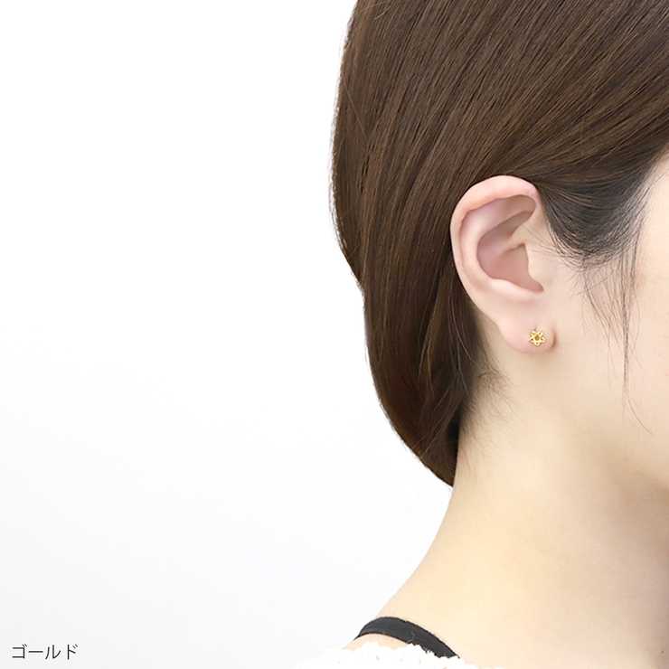 軟骨ピアス 星スターstar ストレートバーベル[品番：RINA0001634