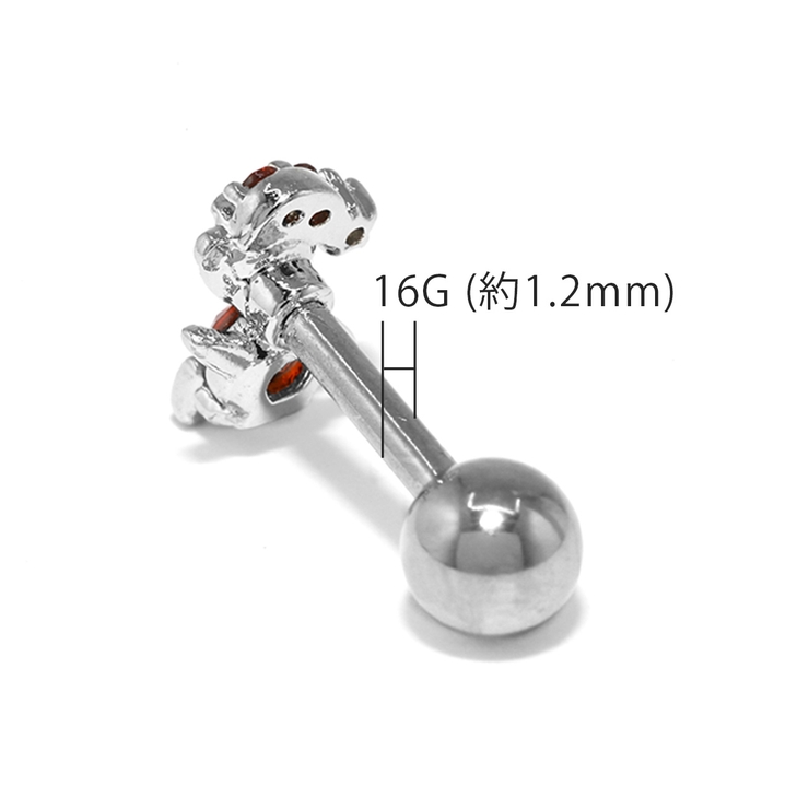 ボディピアス 軟骨ピアス 16G | ボディピアス専門店凛RIN | 詳細画像11 
