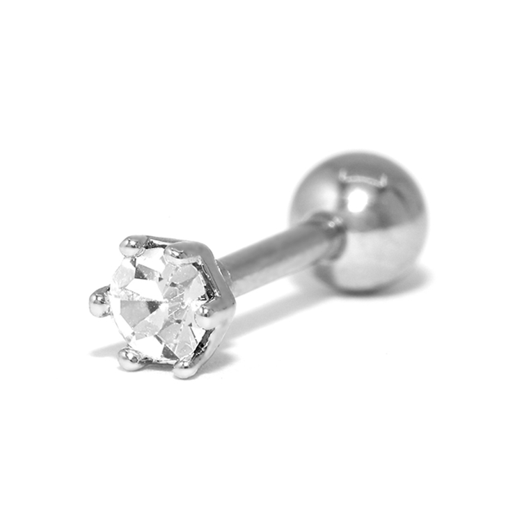 軟骨ピアス キュービックジルコニアジュエル クリアブルーパープル | ボディピアス専門店凛RIN | 詳細画像9 