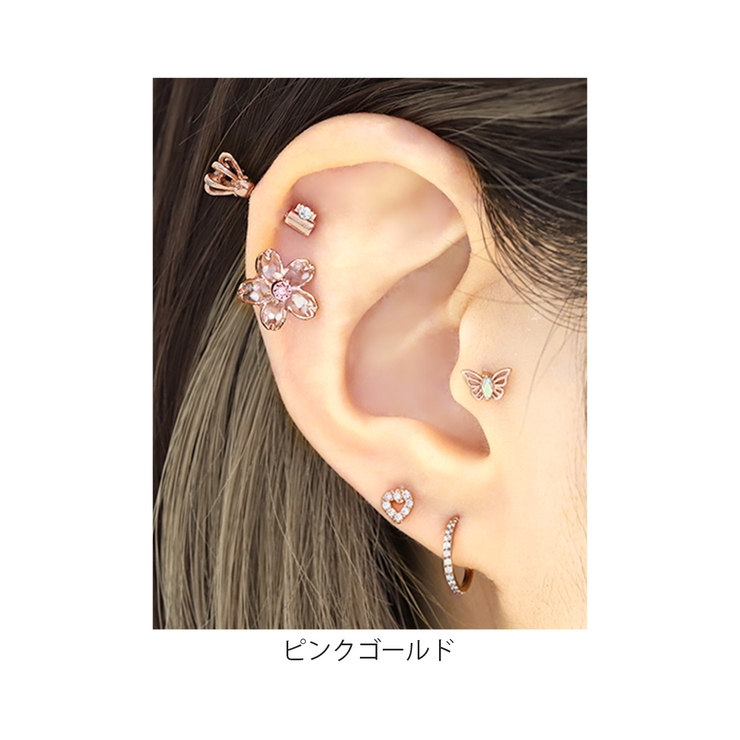 楽天市場】LYLY ERLANDSSON 選べる4カラー モルフォ 蝶 ピアス