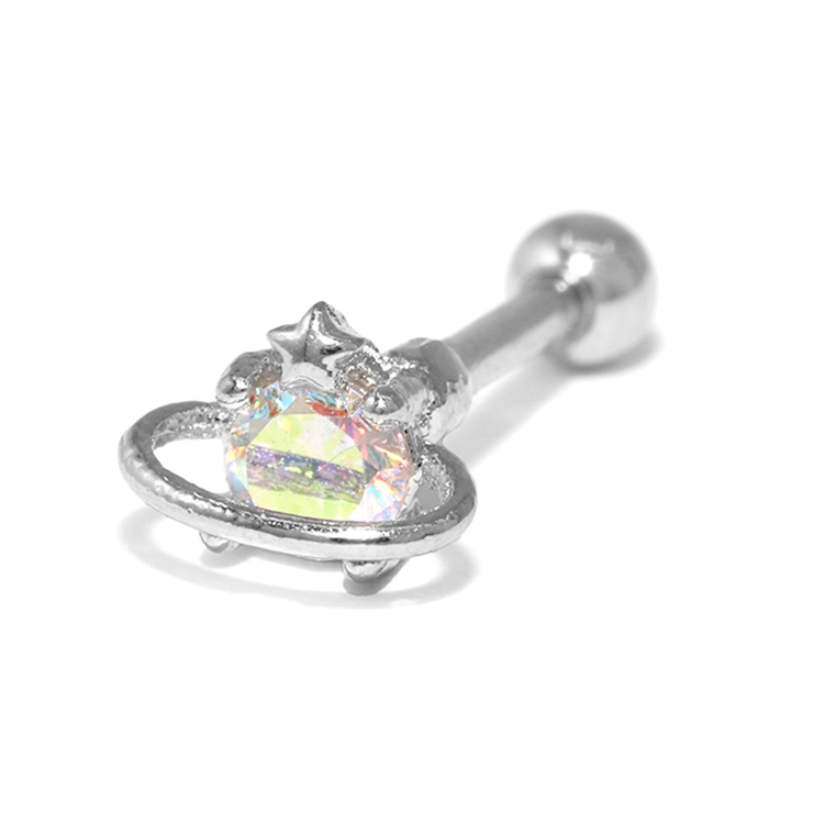 軟骨ピアス 土星スター惑星プラネット ジュエルキュービックジルコニア | ボディピアス専門店凛RIN | 詳細画像9 