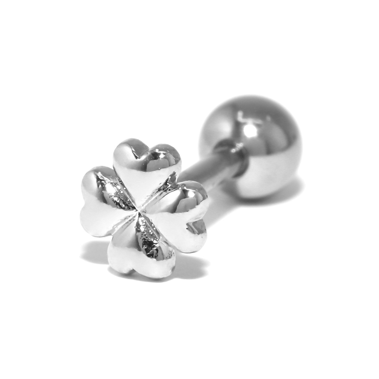 軟骨ピアス クローバーよつば四つ葉かわいい ピンクゴールドキュート | ボディピアス専門店凛RIN | 詳細画像10 