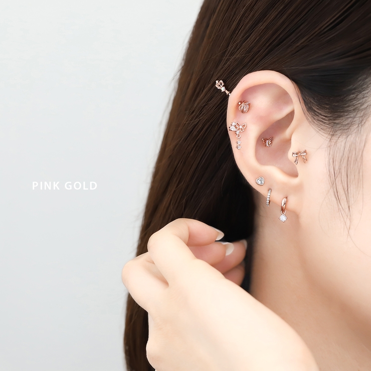 軟骨ピアス ジュエル シンプル | ボディピアス専門店凛RIN | 詳細画像4 