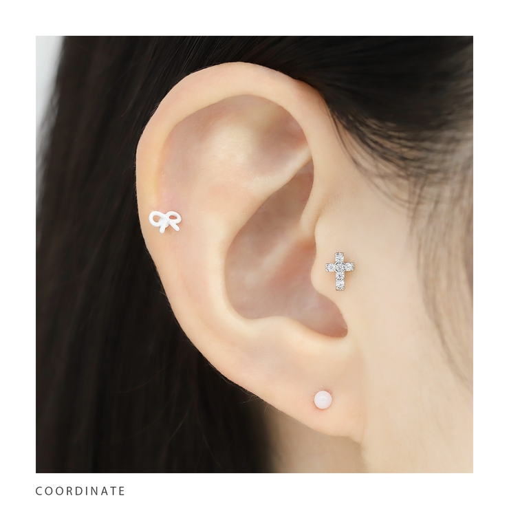 軟骨ピアス ジュエル十字架 クロス | ボディピアス専門店凛RIN | 詳細画像5 