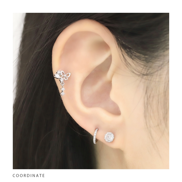 軟骨ピアス クラウンジュエルプリンセスカップキュービックジルコニア王冠 | ボディピアス専門店凛RIN | 詳細画像5 