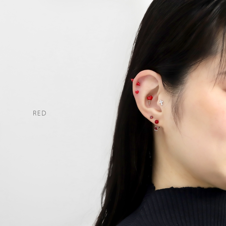 軟骨ピアス ハートミニ小さめカワイイかわいいはーとミニサイズ ボディピアス | ボディピアス専門店凛RIN | 詳細画像4 