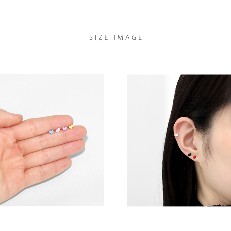 軟骨ピアス ハートミニ小さめカワイイかわいいはーとミニサイズ ボディピアス | ボディピアス専門店凛RIN | 詳細画像9 