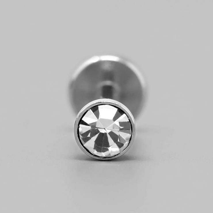 3mm | 軟骨ピアス ジュエルシンプルチェコストーン ボディピアス | ボディピアス専門店凛RIN