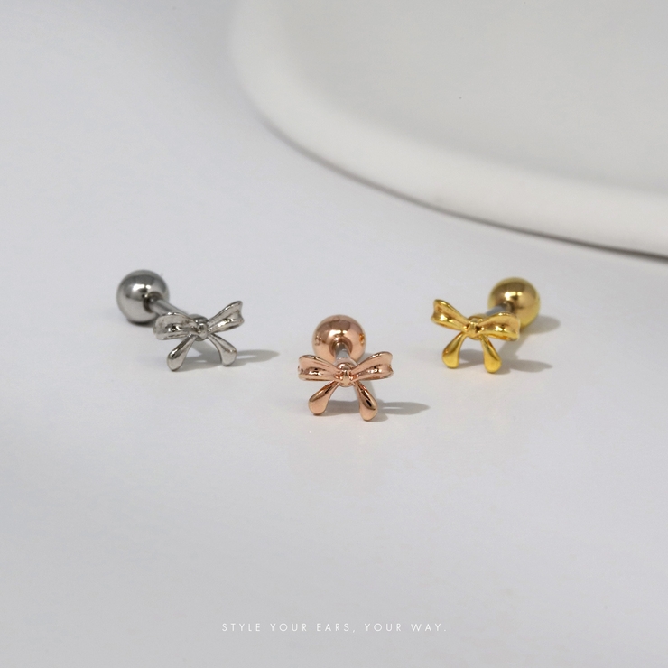 軟骨ピアス リボン かわいい | ボディピアス専門店凛RIN | 詳細画像2 