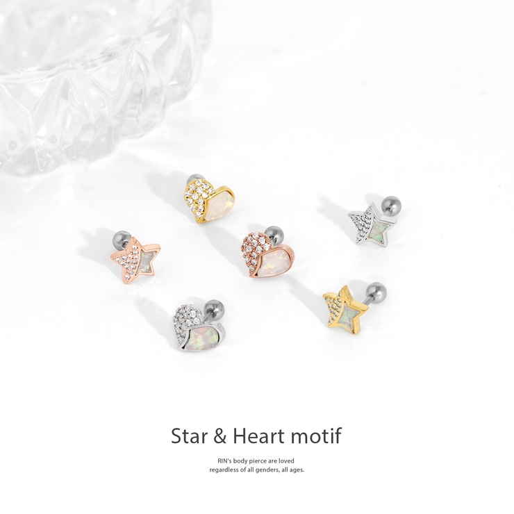 軟骨ピアス かわいい 16G | ボディピアス専門店凛RIN | 詳細画像2 