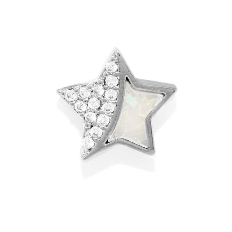 シルバー・スター | 軟骨ピアス かわいい 16G | ボディピアス専門店凛RIN