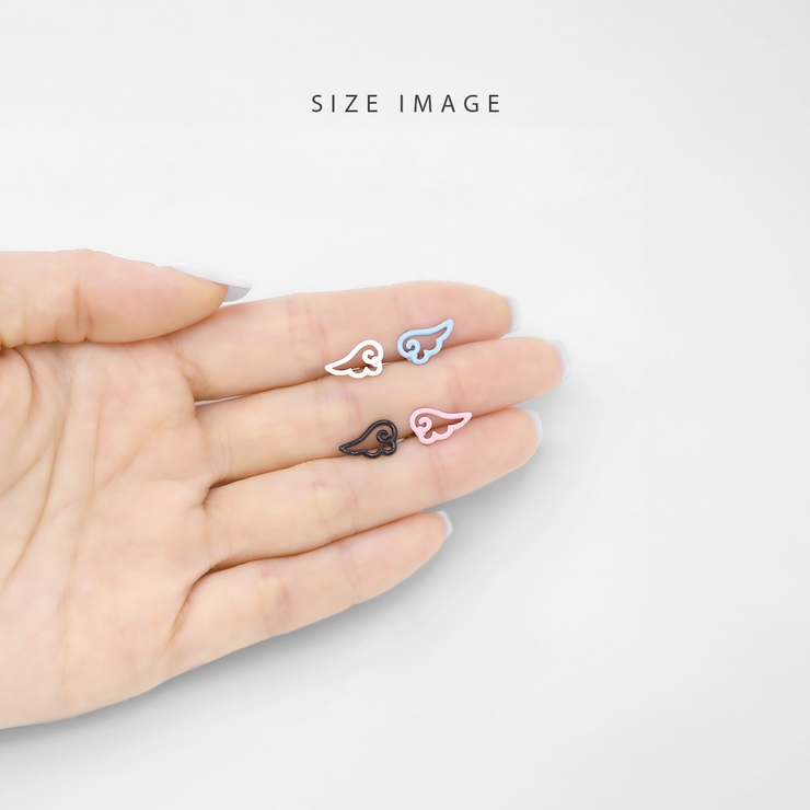 軟骨ピアス 天使翼はねパステルカラーかわいいエンジェル ボディピアス | ボディピアス専門店凛RIN | 詳細画像10 