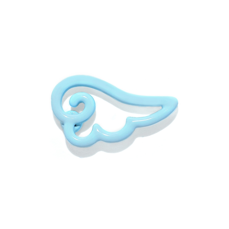 ライトブルー・Left(左耳) | 軟骨ピアス 天使翼はねパステルカラーかわいいエンジェル ボディピアス | ボディピアス専門店凛RIN