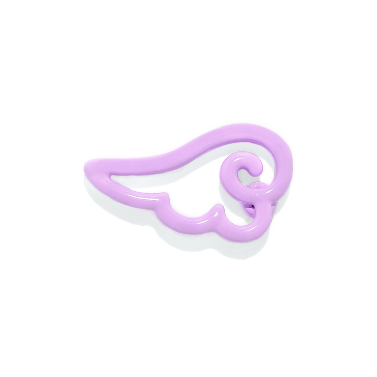 パープル・Right(右耳) | 軟骨ピアス 天使翼はねパステルカラーかわいいエンジェル ボディピアス | ボディピアス専門店凛RIN