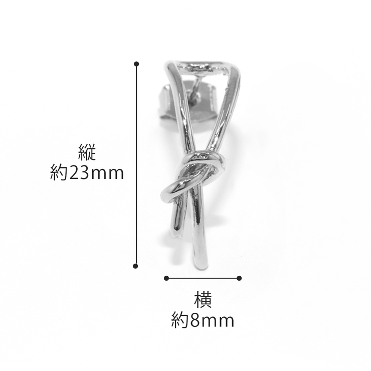 ピアス シンプルノット結び目ひねり 金属アレルギーニッケルフリー18Kコーティン… | ボディピアス専門店凛RIN | 詳細画像12 