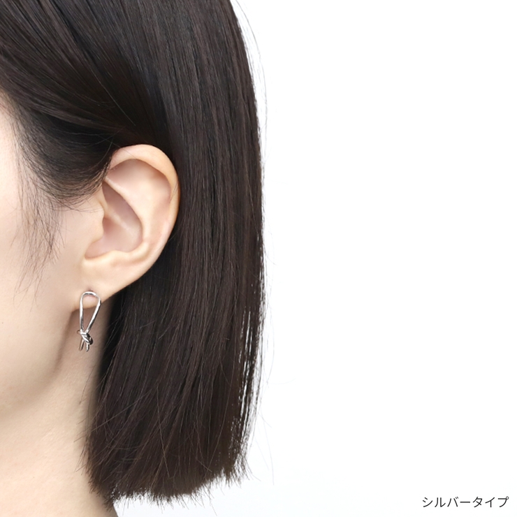 ピアス シンプルノット結び目ひねり 金属アレルギーニッケルフリー18Kコーティン… | ボディピアス専門店凛RIN | 詳細画像4 