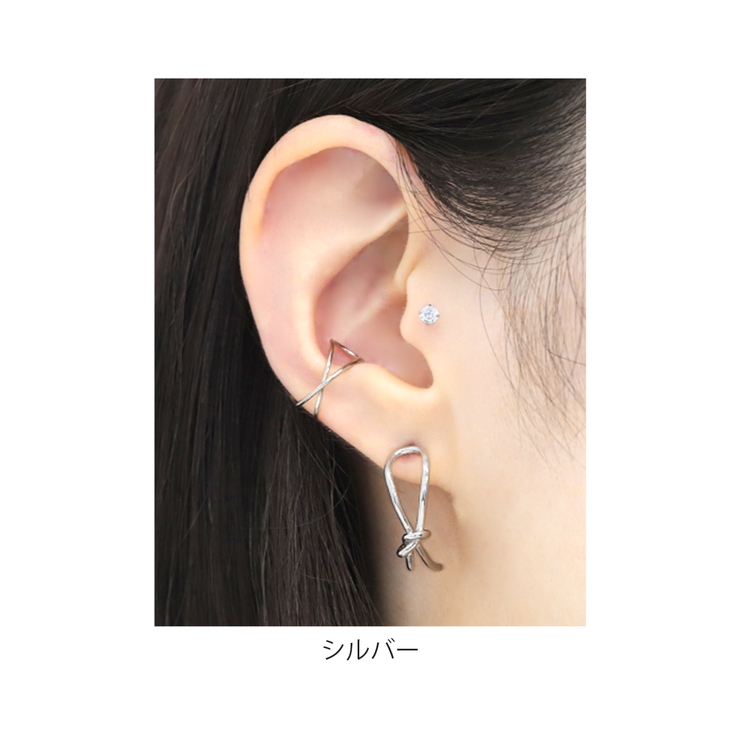 ピアス シンプルノット結び目ひねり 金属アレルギーニッケルフリー18Kコーティン… | ボディピアス専門店凛RIN | 詳細画像7 