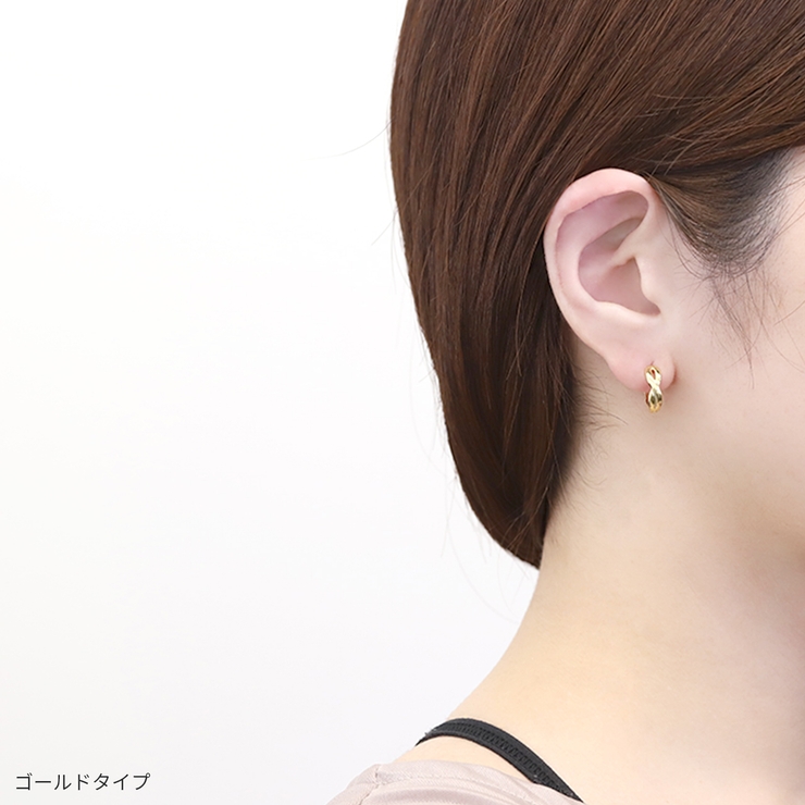 ファッションピアス 18Kコーティングニッケルフリーピアス リングメビウスフープ | ボディピアス専門店凛RIN | 詳細画像5 