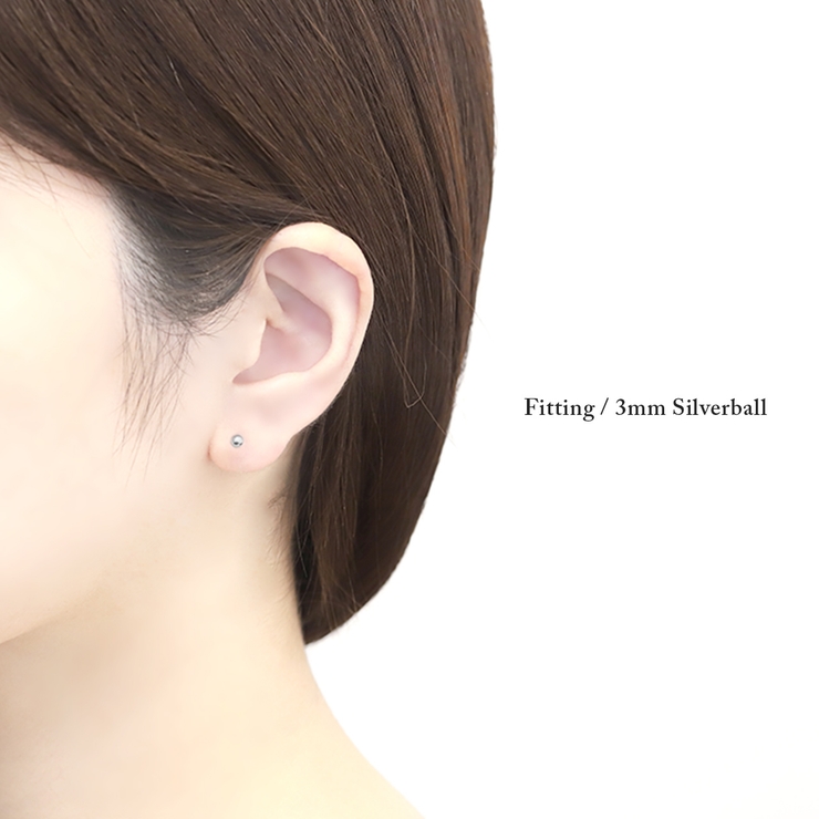 ファッションピアス 誕生石ジュエル シルバーボールピアス | ボディピアス専門店凛RIN | 詳細画像5 