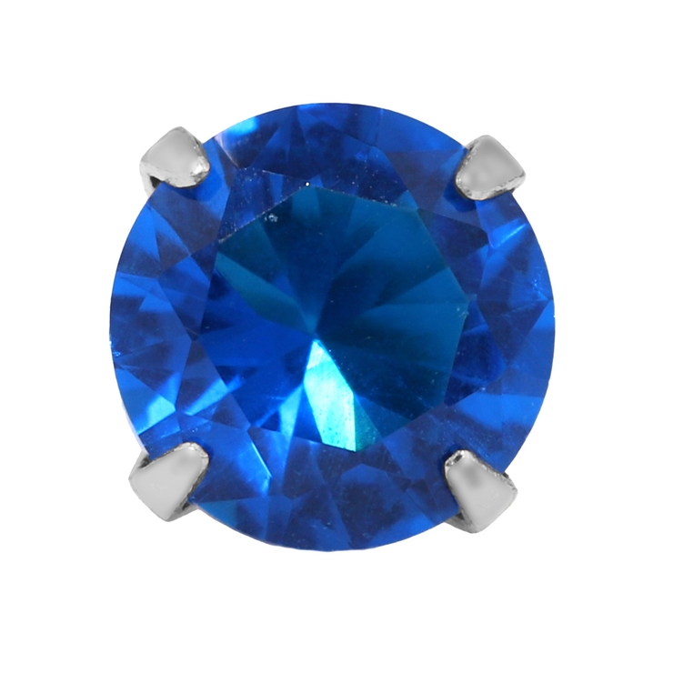 9月(サファイア) | ファッションピアス 誕生石ジュエル シルバーボールピアス | ボディピアス専門店凛RIN