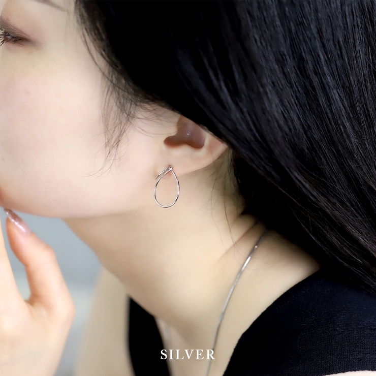 ピアス 輪シンプル円18Kロジウムコーティングニッケルフリー アクセサリー | ボディピアス専門店凛RIN | 詳細画像6 