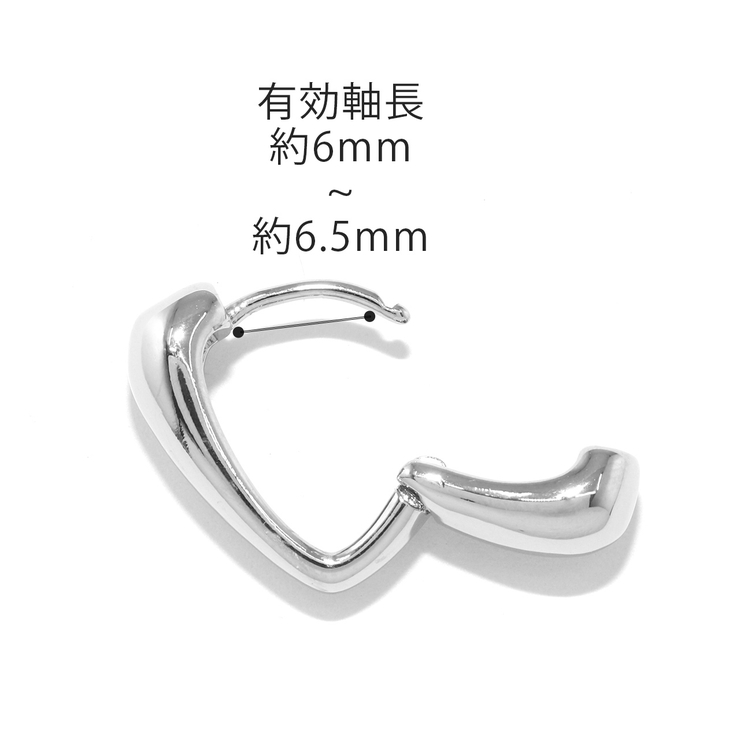 ピアス18Kコーティング V字逆さドロップ リング金アレ対応きれい上品 | ボディピアス専門店凛RIN | 詳細画像10 
