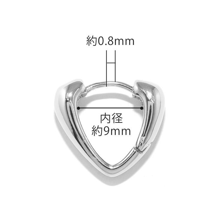 ピアス18Kコーティング V字逆さドロップ リング金アレ対応きれい上品 | ボディピアス専門店凛RIN | 詳細画像11 