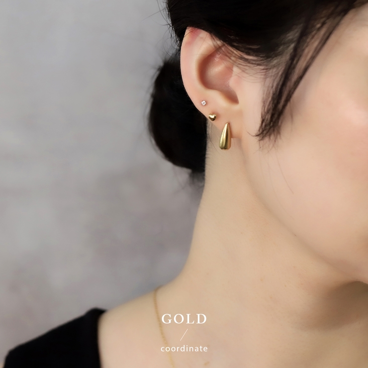 ピアス ドロップピアスしずく型シンプル大人カワイイオールステンレス アクセサリー | ボディピアス専門店凛RIN | 詳細画像7 