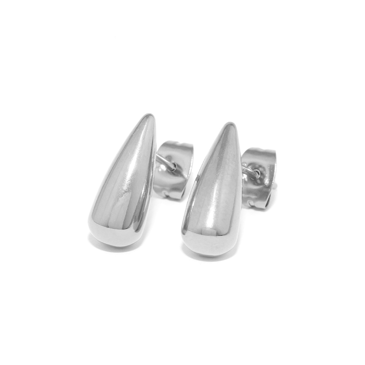 シルバー | ピアス ドロップピアスしずく型シンプル大人カワイイオールステンレス アクセサリー | ボディピアス専門店凛RIN