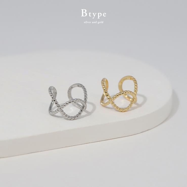 イヤーカフ ツイストクロスニッケルフリーリング アクセサリー | ボディピアス専門店凛RIN | 詳細画像7 