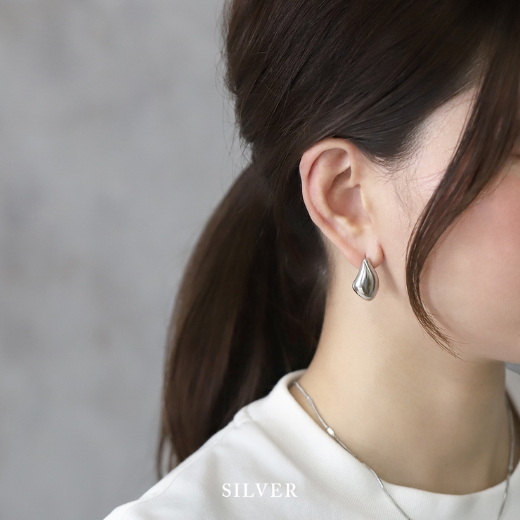 ピアス シルバーゴールドドロップピアスサージカルステンレスPVD金属アレルギー対… | ボディピアス専門店凛RIN | 詳細画像6 