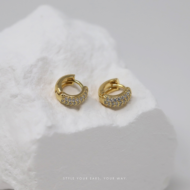 ピアス リングピアスビジュー上品ジルコニア アクセサリー | ボディピアス専門店凛RIN | 詳細画像3 